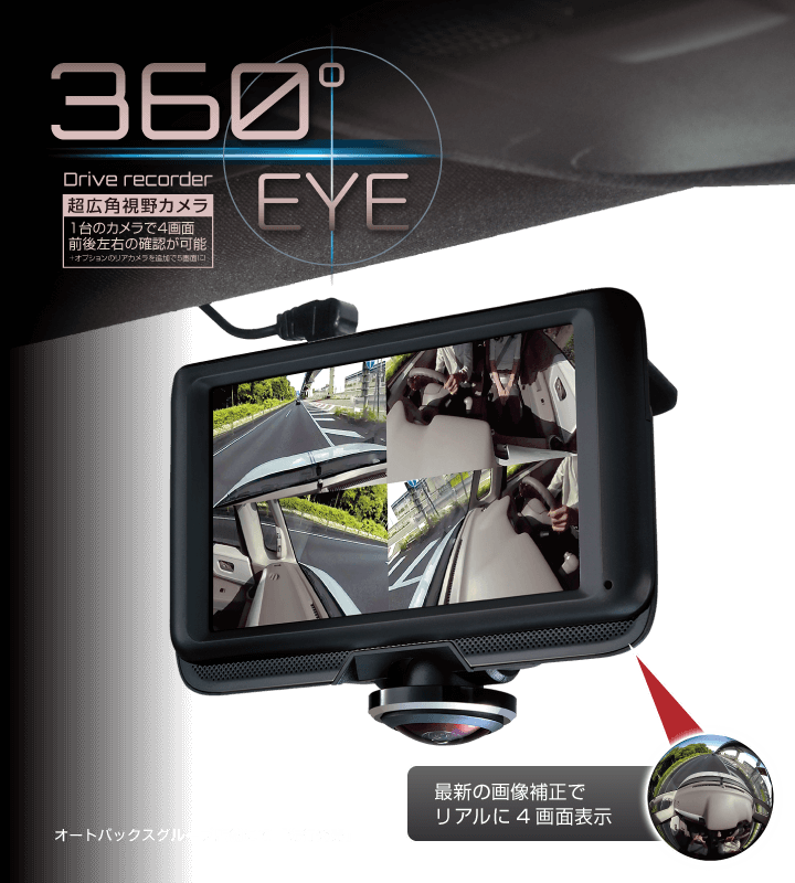 製品の特徴 | セイワ PIXYDA 360EYEドライブレコーダー PDR600SV｜SEIWA