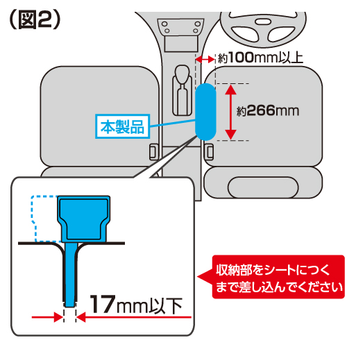 シートオーガナイザー クロコ | カー用品のセイワ